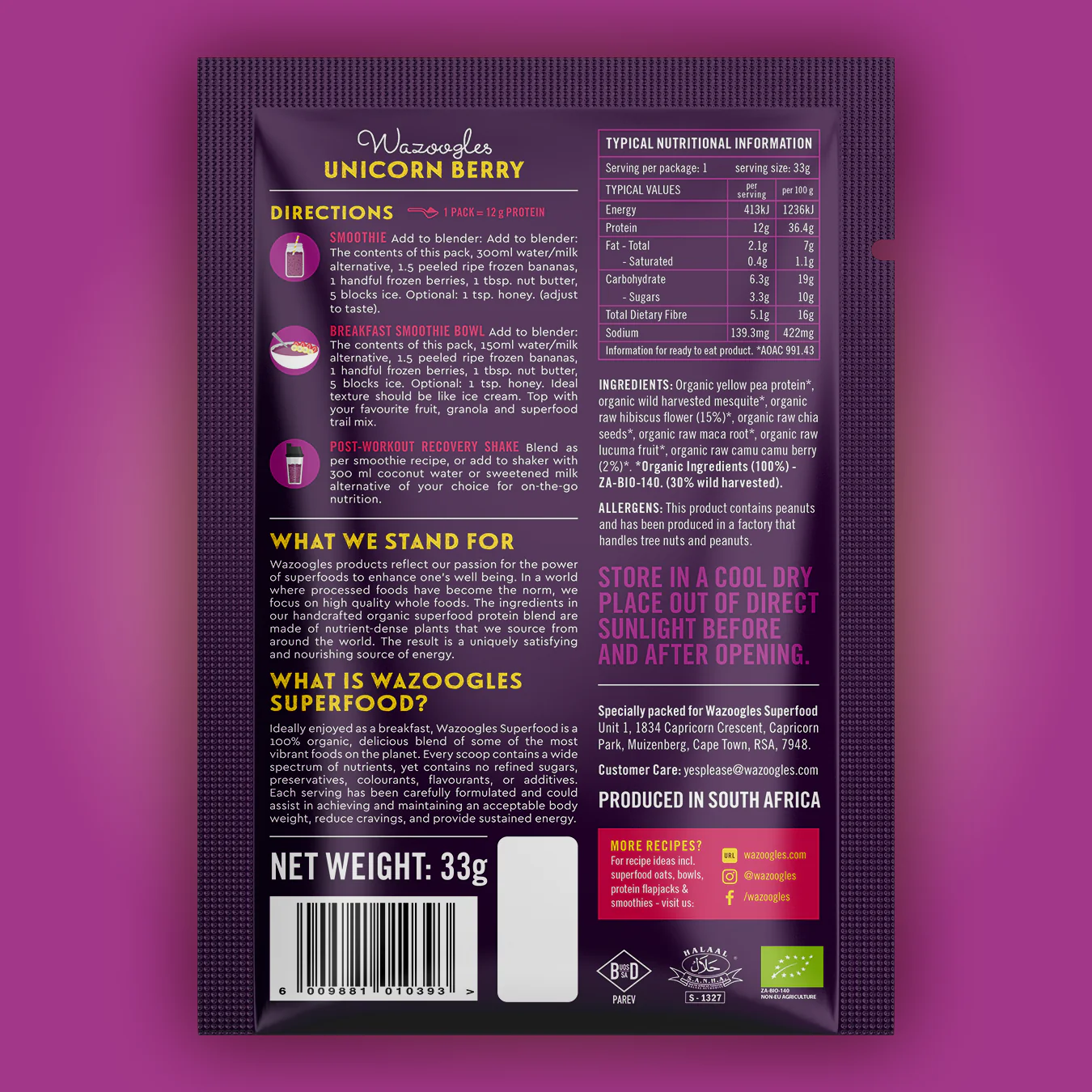 Unicorn Berry | Superfood Protein Blend - Image 3