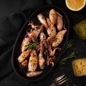 Cleaned Calamari Tubes & Tentacles (500g)