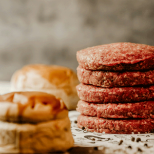 grass fed burger patty