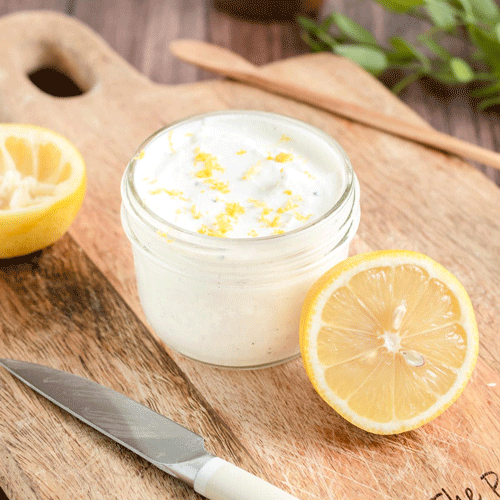 *Organic Double Cream Lemon Curd Yoghurt | 125ml